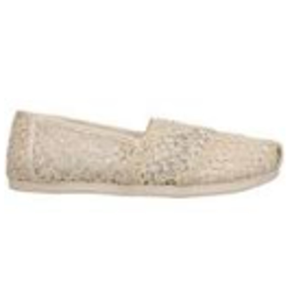 Toms Alpargata Floral Lace Slip On Flats- W7